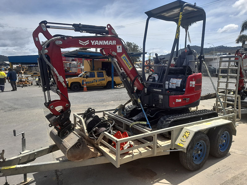 Excavator 1.8 Swivel Weed Hire Equipment Cowleys Hire